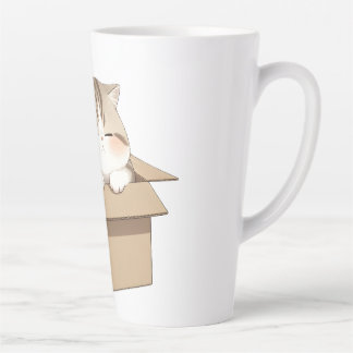Tasse Latte Cat In the box