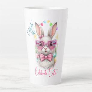 Tasse Latte Célébrez la vie Célébrez Pâques
