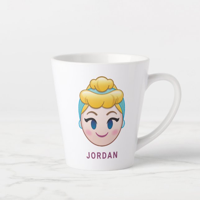 Tasse Latte Cendrillon Emoji| Cendrillon (Droite)