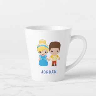 Tasse Latte Cendrillon et le prince charmant Emoji