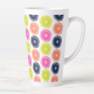 Tasse Latte Cercles