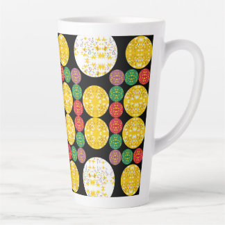 Tasse Latte Cercles d'étoiles