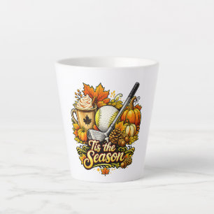 Tasse Latte C'est la saison Café épicé à la citrouille de golf