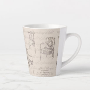 Tasse Latte Chaises Dulocke