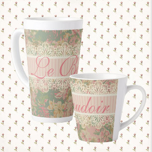 Tasse Latte Chambre Romantique Le Boudoir Romantique