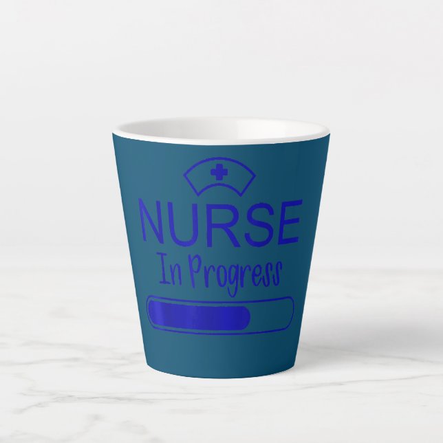Tasse Latte Chargement de l'infirmière  (Devant)