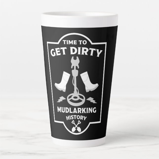 Tasse Latte Chasse aux trésors de l'élevage (Devant)