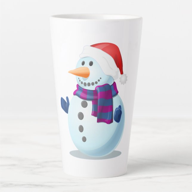 Tasse Latte Chasse hivernale (Devant)