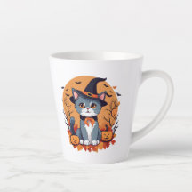 Chat d'Halloween mignonne