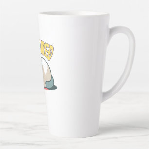 Tasse Latte Chat Paresseux Attrapé – Dessin Animé Drôle et Sar