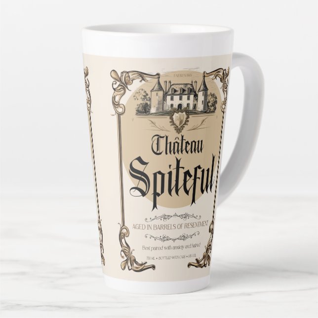 Tasse Latte Château Spiteful - Vieilli dans des tonneaux de re (Angle droit)