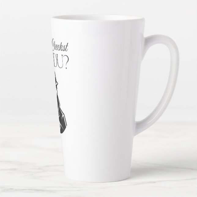 Tasse Latte Checkst DU Detective jugendwort (Droite)