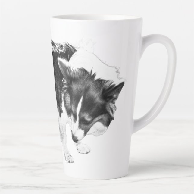 Tasse Latte Chercheur de feuille congelée (Droite)