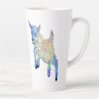 Chèvre Bébé mignonne Art animal de ferme coloré