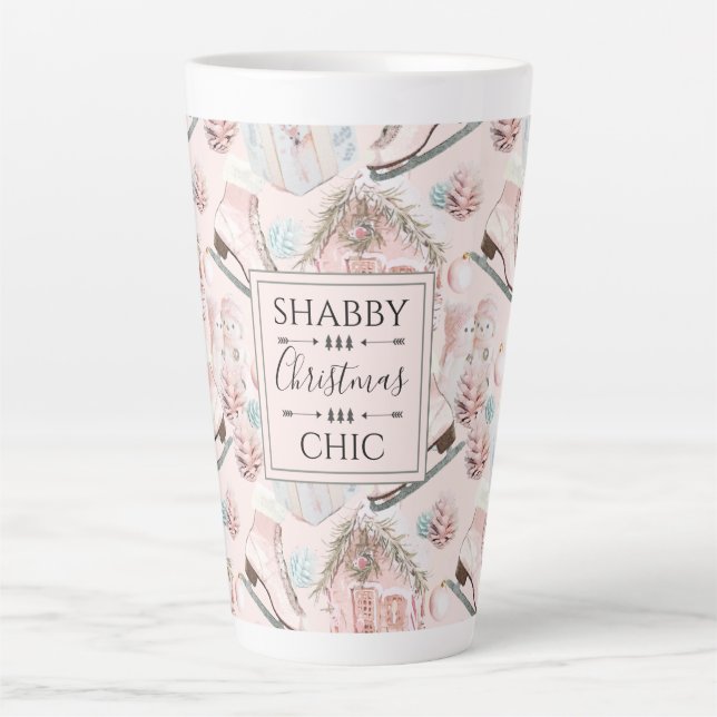 Tasse Latte Chic chic chic chic Motif de Noël (Devant)