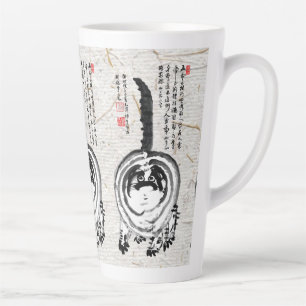 Tasse Latte Chonky rayé japonais Tabby Chat