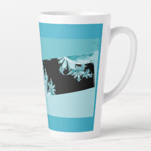 Tasse Latte Ciel du jardin fractal