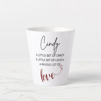 Tasse Latte Cindy Love