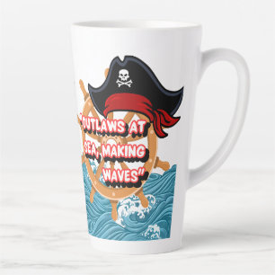 Tasse Latte Citation de pirate