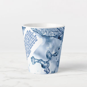 Tasse Latte Citation d'un spécialiste de l'eau