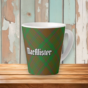 Tasse Latte Clan MacAlister de Glenbarr Hunting Tartan