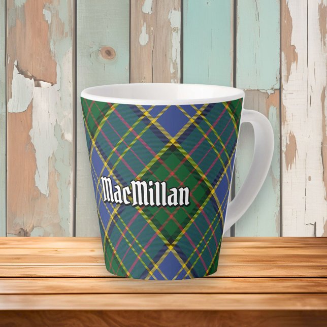 Tasse Latte Clan MacMillan Chasse Tartan (Créateur téléchargé)