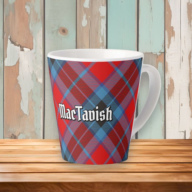 Tasse Latte Clan MacTavish Tartan (Créateur téléchargé)