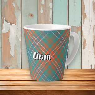 Tasse Latte Clan Wilson Ancienne Tartan