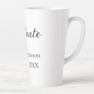 Tasse Latte Classe de fin d'études de 20XX simple graduation m