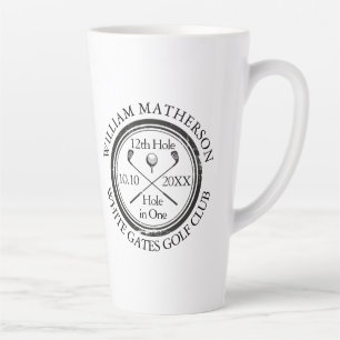 Tasse Latte Classique trou en un personnalisé pour golf