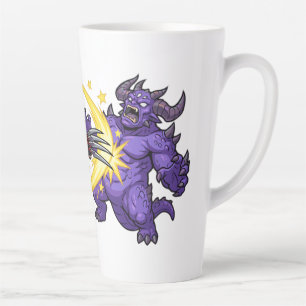 Tasse Latte Claw Strike Ninja contre Monstre Chibi Jeu de Rôle