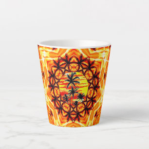 Tasse Latte Coco Palm Star