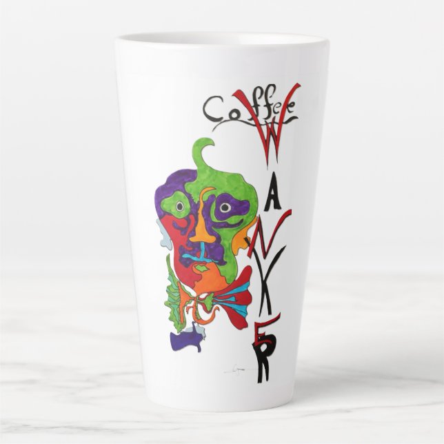 Tasse Latte Coffee Wanker (Devant)