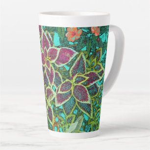 Tasse Latte Coleus coloré
