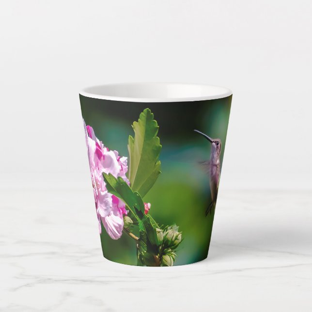 Tasse Latte Colibri à gorge rubis - Photo originale (Devant)