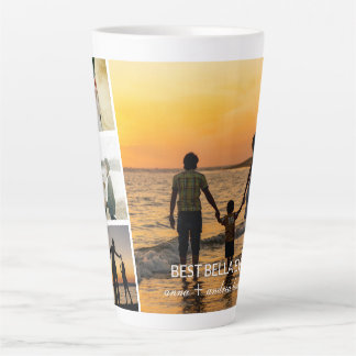 Tasse Latte Collage de photos de cadres de film personnalisés