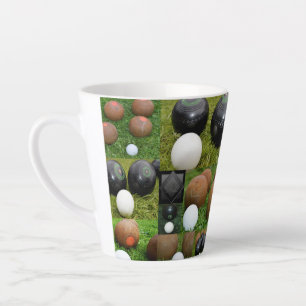 Tasse Latte Collarge photo vintage de la pelouse,