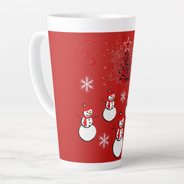 Tasse Latte Collection de Noël Suzanne Elizabeth (Angle gauche)