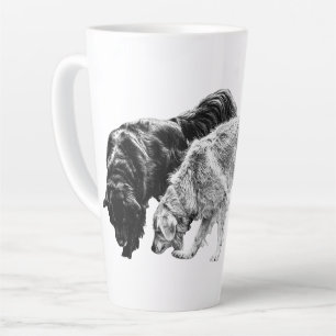 Tasse Latte Compagnons d'automne dans l'ombre