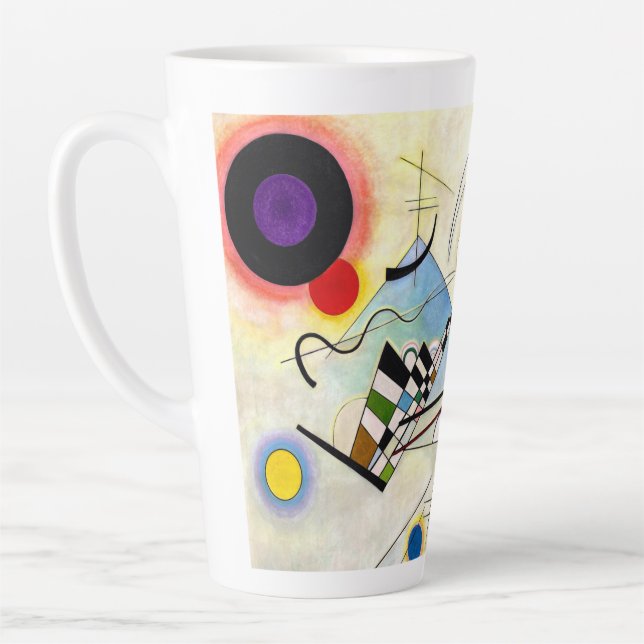 Tasse Latte Composition Kandinsky 8 (Gauche)