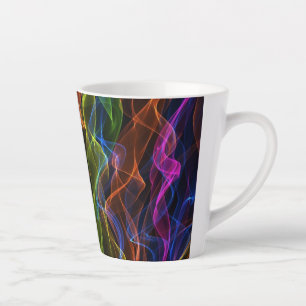 Tasse Latte Conception abstraite