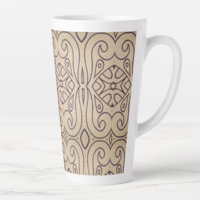 Tasse Latte Conception abstraite Recoleta (Droite)