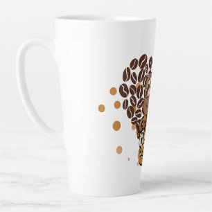 Tasse Latte conception ambiance café