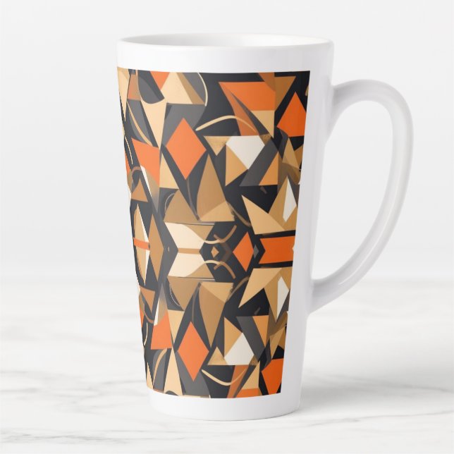 Tasse Latte Conception contemporaine triangulaire (Droite)