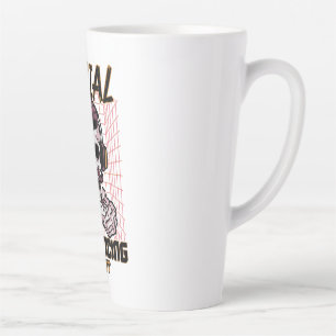 Tasse Latte Conception de jeux d'expert en distanciation socia