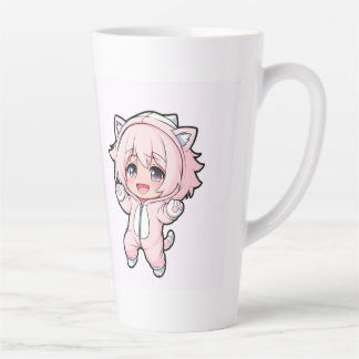 Tasse Latte Conception de poupée mignonne “en cours de réalisa