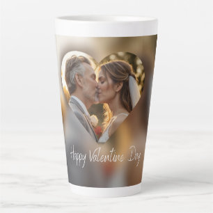 Tasse Latte Conception Heureuse Sainte-Valentin