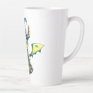 Tasse Latte Conception magique du dragon d'Halloween