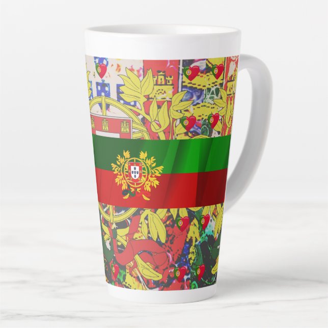 Tasse Latte conceptions portugaises  (Angle droit)