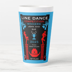 Tasse Latte Concours de danse américaine